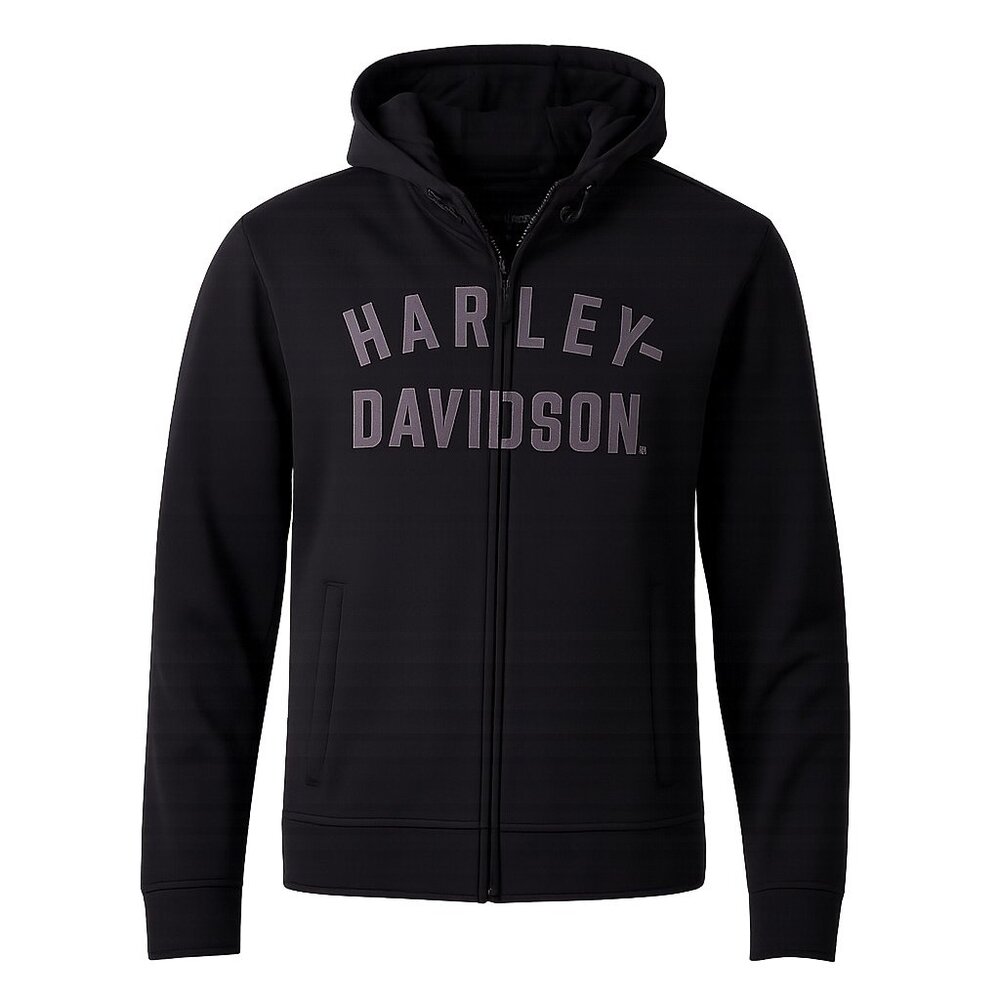 Harley-Davidson Men's Deflector Hooded Riding Fleece Jacket – 98102-23VM NEW M
